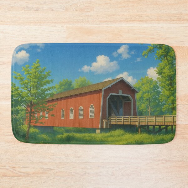Item preview, The Historic Shimanek Covered Bridge designed and sold by Takeda-art.
