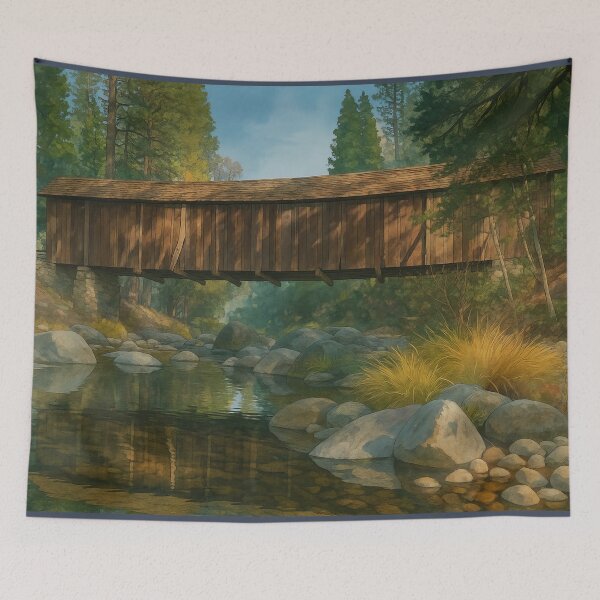 Item preview, The Historic Wawona Covered Bridge designed and sold by Takeda-art.
