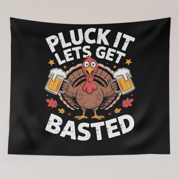 Item preview, Vintage Pluck It Happy Get Thanksgiving Lets Quote Holiday Basted designed and sold by HollyShabero.