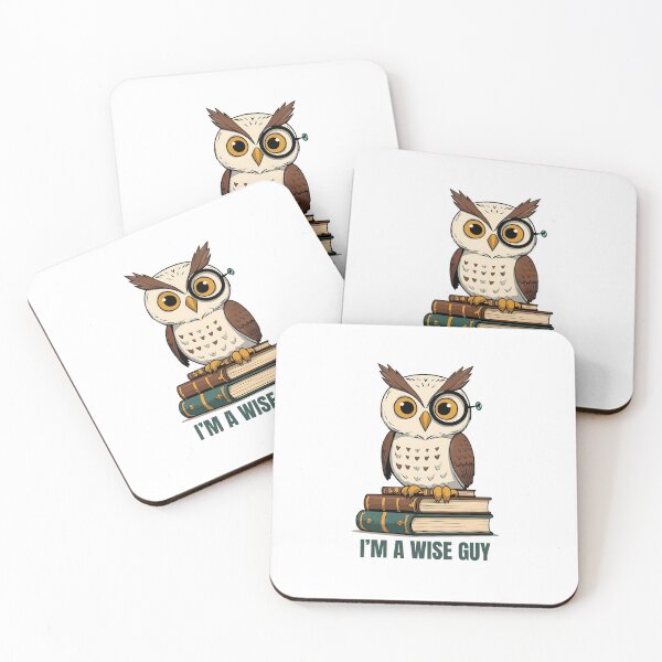 Item preview, Wise Guy Owl Academic Pun designed and sold by DigitalDream11.