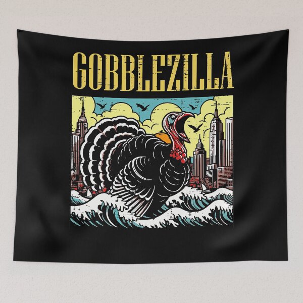 Item preview, Style Funny Thanksgiving Retro Happy Humor Gobblezilla Quote designed and sold by nguyenconguan80.