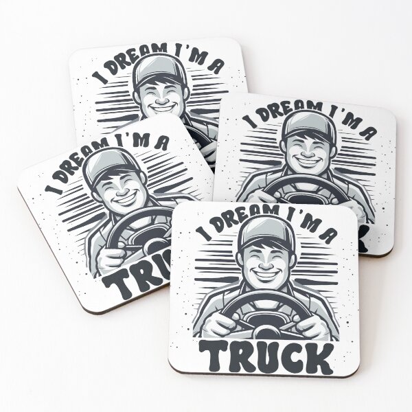 Item preview, I Dream I'm A Truck Vintage Driver Graphic Shirt designed and sold by Design-Pro-21.