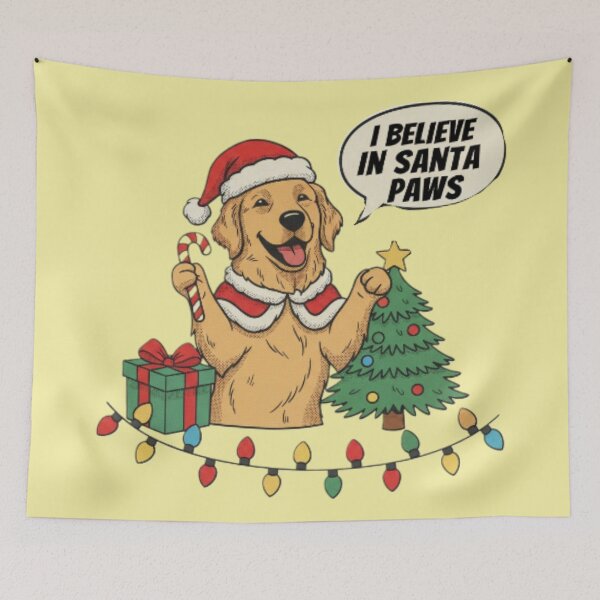 Item preview, I believe in Santa paws  designed and sold by DoneAndDusted.
