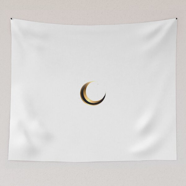 Item preview, Lunar Eclipse – Minimal Gold Crescent Design designed and sold by ProjectYes.