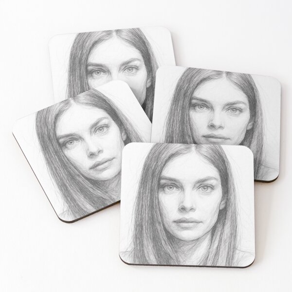 Item preview, Famous Actress Pencil Portrait designed and sold by Leon Woods Pencil Art.