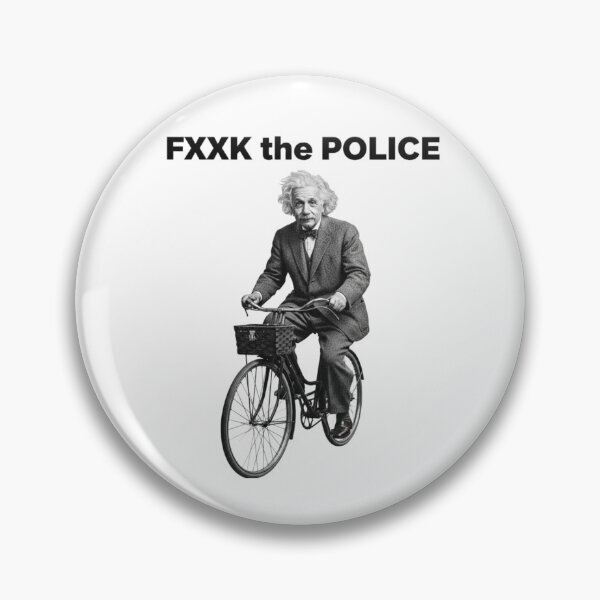 Item preview, The Police, Albert Einstein, retro, meme, funnyfits70, Humor, Funny, retro, vintages, funny quotes, animal humor, designed and sold by FunnyFits70.
