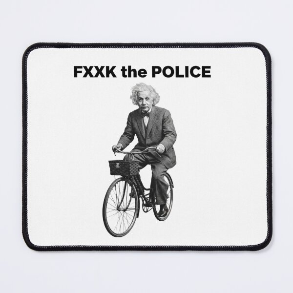 Item preview, The Police, Albert Einstein, retro, meme, funnyfits70, Humor, Funny, retro, vintages, funny quotes, animal humor, designed and sold by FunnyFits70.