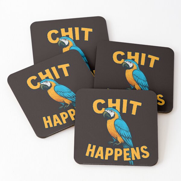 Item preview, Gobby Parrot: Chit Happens  designed and sold by Halejo68.