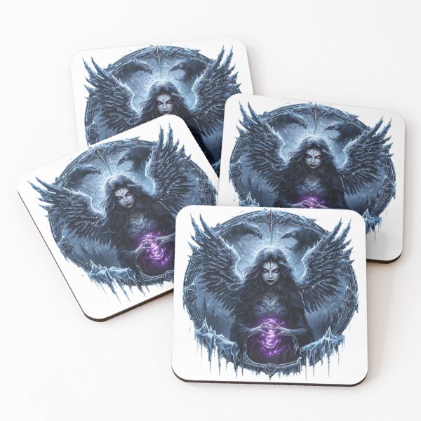 Item preview, Raven Witch of the North – Dark Xmas Gift Emblem designed and sold by Imaginarium of Chaos falcon88 .