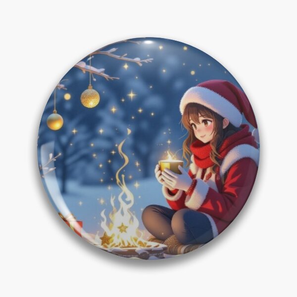Item preview, Christmas Glow – Festive elegance with snow-covered branches, golden details & starry silence designed and sold by FotoworldEdel.