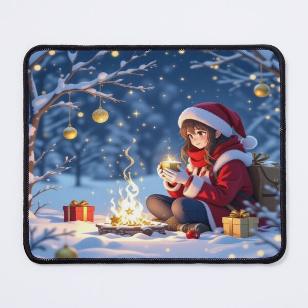 Item preview, Christmas Glow – Festive elegance with snow-covered branches, golden details & starry silence designed and sold by FotoworldEdel.