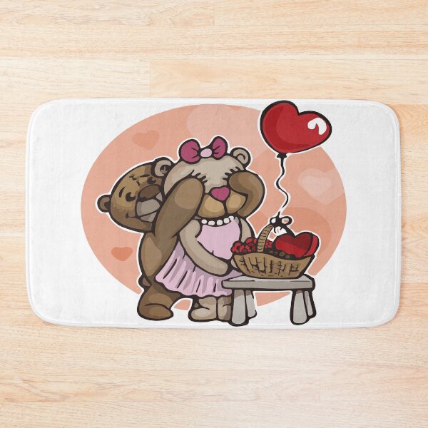 Item preview, Hearts Happy  Valentine's day teddybears in love designed and sold by Murryns.