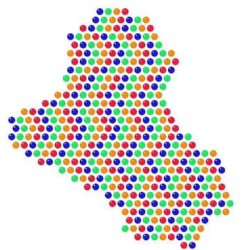 Artwork thumbnail, Multicolored Rhinestone Iraq by TheIconSmith