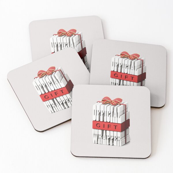 Item preview, 3D Festive “Official Gift Wrapper” Typography designed and sold by trepiu.