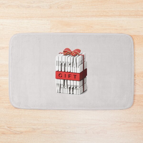 Item preview, 3D Festive “Official Gift Wrapper” Typography designed and sold by trepiu.