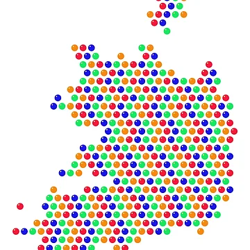 Artwork thumbnail, Multicolored Rhinestone Ireland by TheIconSmith