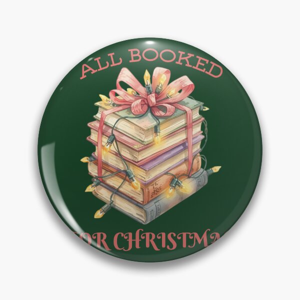 Item preview,   Love books, All booked for Christmas,  Reading Christmas Club, designed and sold by KolorellaS.