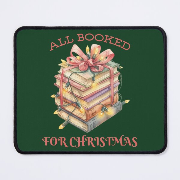 Item preview, Love books, All booked for Christmas, Reading Christmas Club, designed and sold by KolorellaS.
