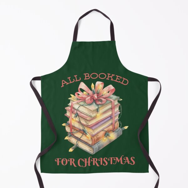 Item preview, Love books, All booked for Christmas, Reading Christmas Club, designed and sold by KolorellaS.