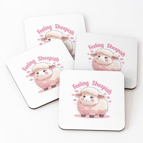 Item preview, Feeling Sheepish Cute Animal designed and sold by DigitalDream11.