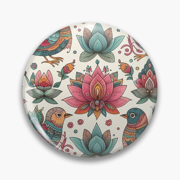 Item preview, Bird Among Lotus and Gold  designed and sold by Vanich-Panich.