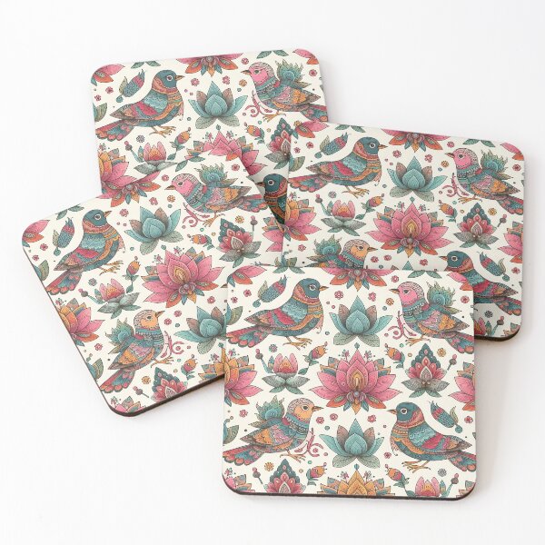 Item preview, Bird Among Lotus and Gold  designed and sold by Vanich-Panich.