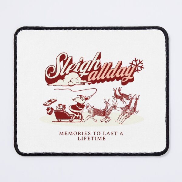 Item preview, Sleigh All Day – Retro Santa & Reindeer Christmas designed and sold by Feel Good Design.