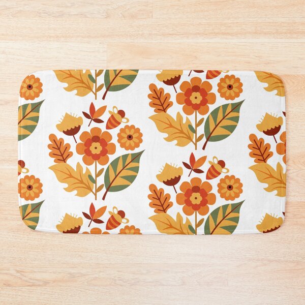 Item preview, Autumn Floral and Honey Bee Delight - Papercut Style designed and sold by alanamaeart.