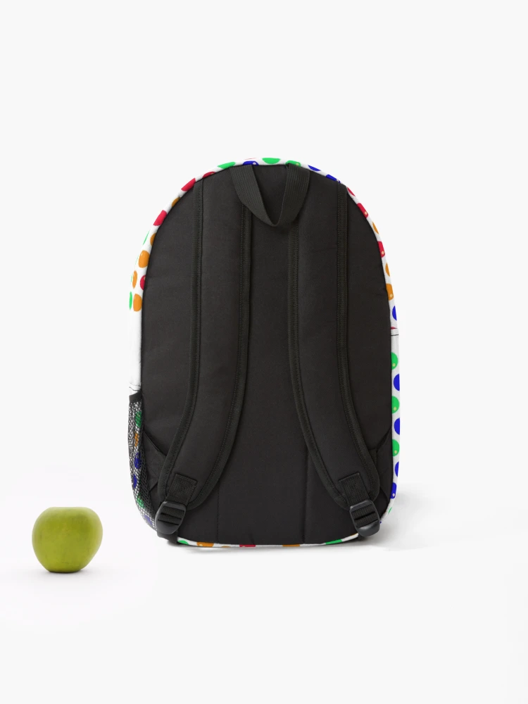 Thumbnail 2 of 3, Backpack, Multicolored Rhinestone Libya designed and sold by TheIconSmith.