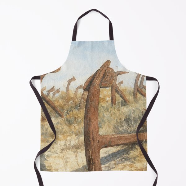 Item preview, Anchor Cemetery in Watercolor – Tavira Island designed and sold by Miradas del Mundo.