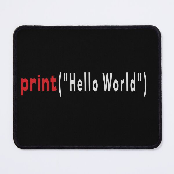 Item preview, Hello World Python Code designed and sold by FridPix.