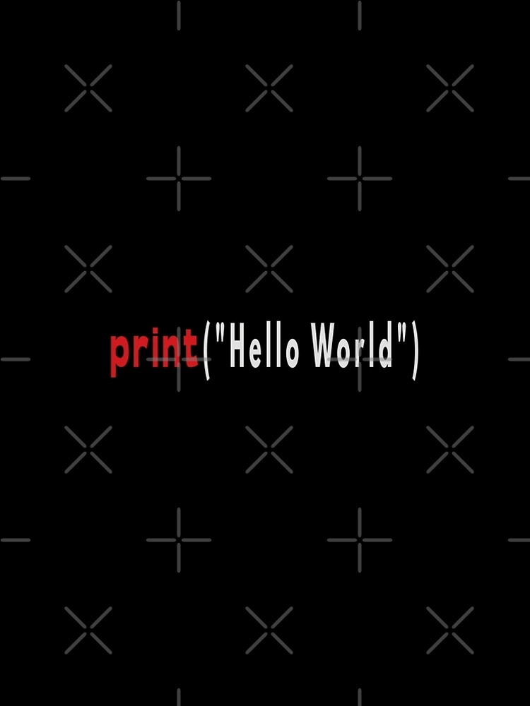 Thumbnail 5 of 5, A-Line Dress, Hello World Python Code designed and sold by FridPix.