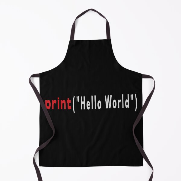 Item preview, Hello World Python Code designed and sold by FridPix.