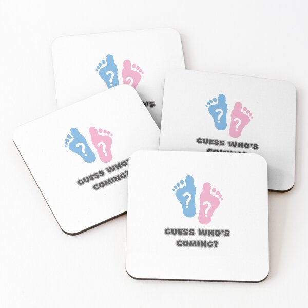 Item preview, Guess Who’s Coming? – Baby Announcement Design designed and sold by CielaNoir.