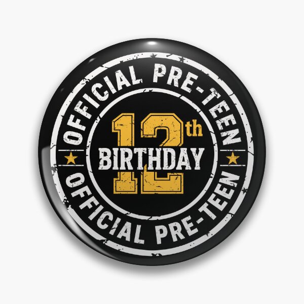 Item preview, Official Preteen - 12th Birthday for Girl & Boy_Funny Vintage designed and sold by NH2019.