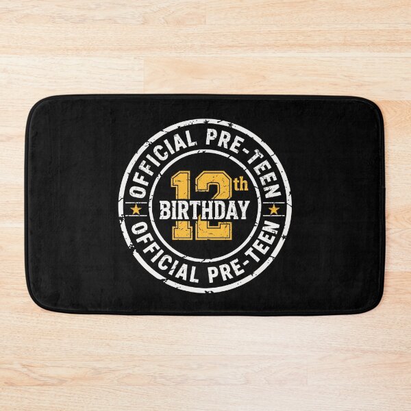 Item preview, Official Preteen - 12th Birthday for Girl & Boy_Funny Vintage designed and sold by NH2019.