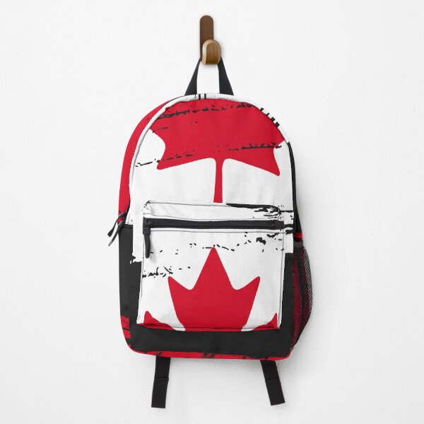 Item preview, Canada Flag Maple Leaf Distressed Grunge Art Print designed and sold by cabana.space.