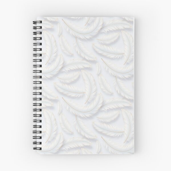 Item preview, Seamless pattern with white feathers designed and sold by Meemaart.