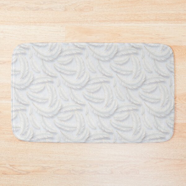 Item preview, Seamless pattern with white feathers designed and sold by Meemaart.