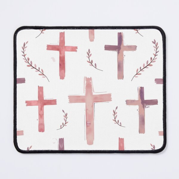 Item preview, Watercolor Moiré Seamless Pattern | Organic Cross Vine Pastel Home Repeat designed and sold by ebocraft.