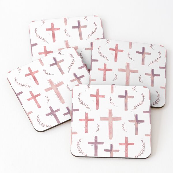 Item preview, Watercolor Moiré Seamless Pattern | Organic Cross Vine Pastel Home Repeat designed and sold by ebocraft.