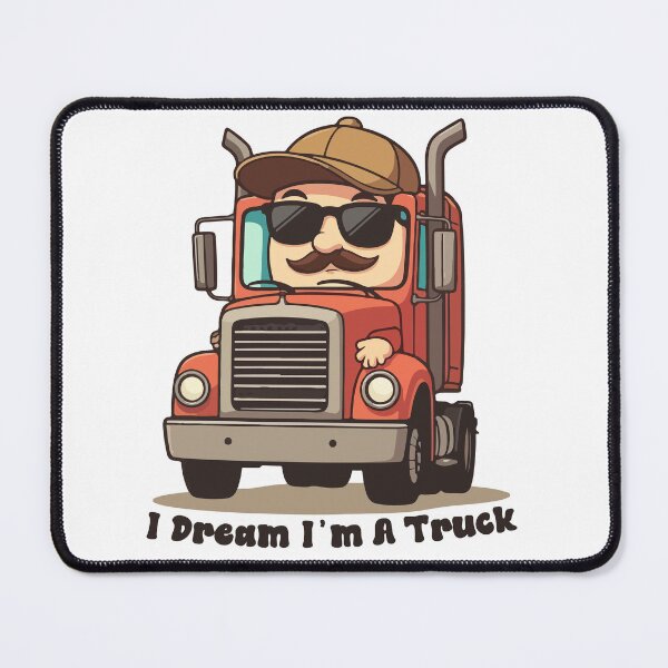 Item preview, I Dream I'm A Truck Funny Red Semi-Truck Driver Shirt designed and sold by Design-Pro-21.