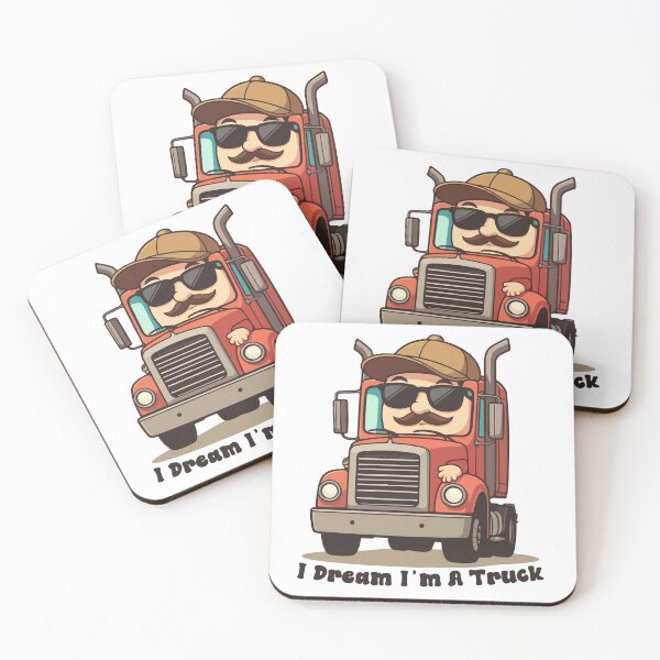 Item preview, I Dream I'm A Truck Funny Red Semi-Truck Driver Shirt designed and sold by Design-Pro-21.