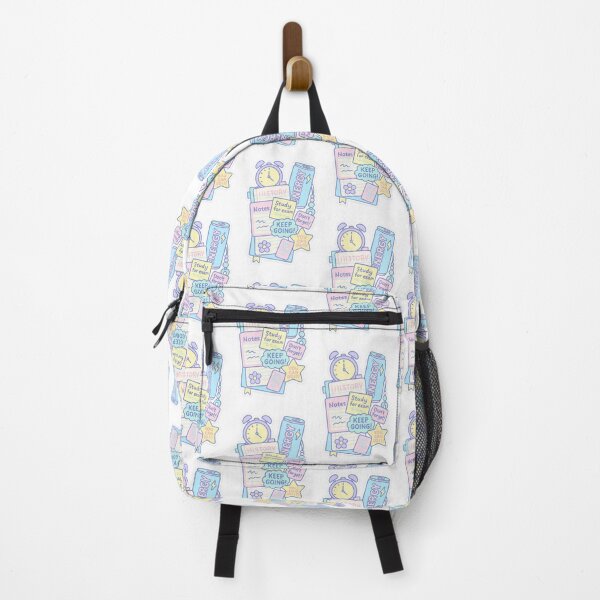 Item preview, Back to school themed maximalist illustration with motivational stationery items, AI Generated designed and sold by dvoevnore.