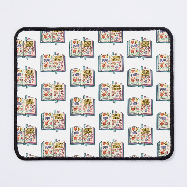 Item preview, Back to school maximalist design on open book with colorful decorations, AI generated designed and sold by dvoevnore.