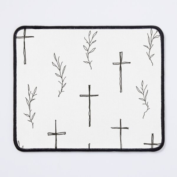 Item preview, Wabi-Sabi Cross Moiré Seamless Pattern | Minimalist Japanese Faith Decor Repeat designed and sold by ebocraft.