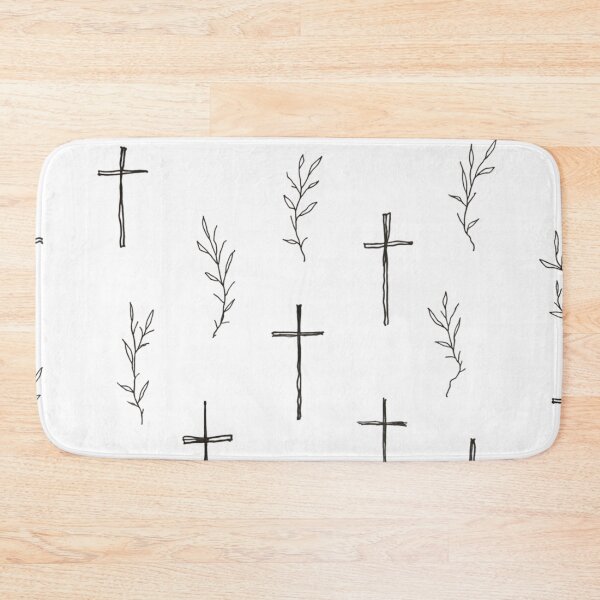 Item preview, Wabi-Sabi Cross Moiré Seamless Pattern | Minimalist Japanese Faith Decor Repeat designed and sold by ebocraft.