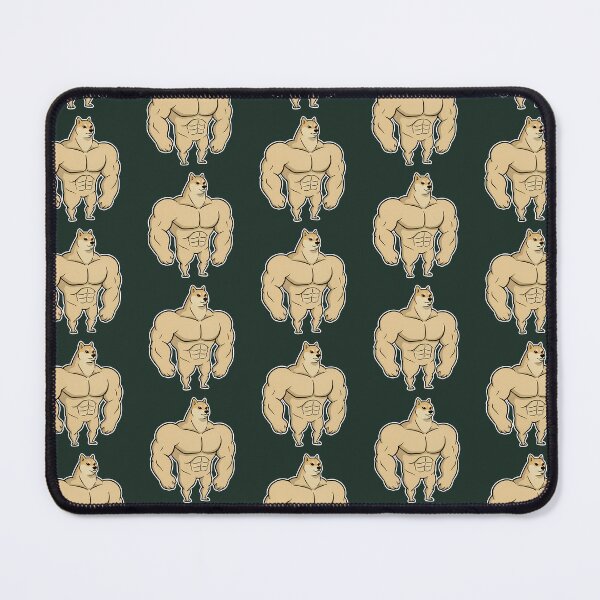Item preview, Strong Doge Meme – Buff Shiba Cartoon – Funny Dog Reaction(small-ver) designed and sold by lemonfishing.