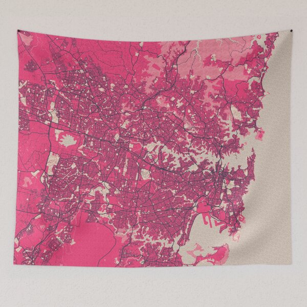 Item preview, Sydney City Map of New South Wales, Australia  - Blossom designed and sold by deMAP.