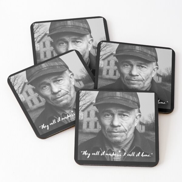 Item preview, "They call it madness..." Ed Gein Quote designed and sold by Rückklang.